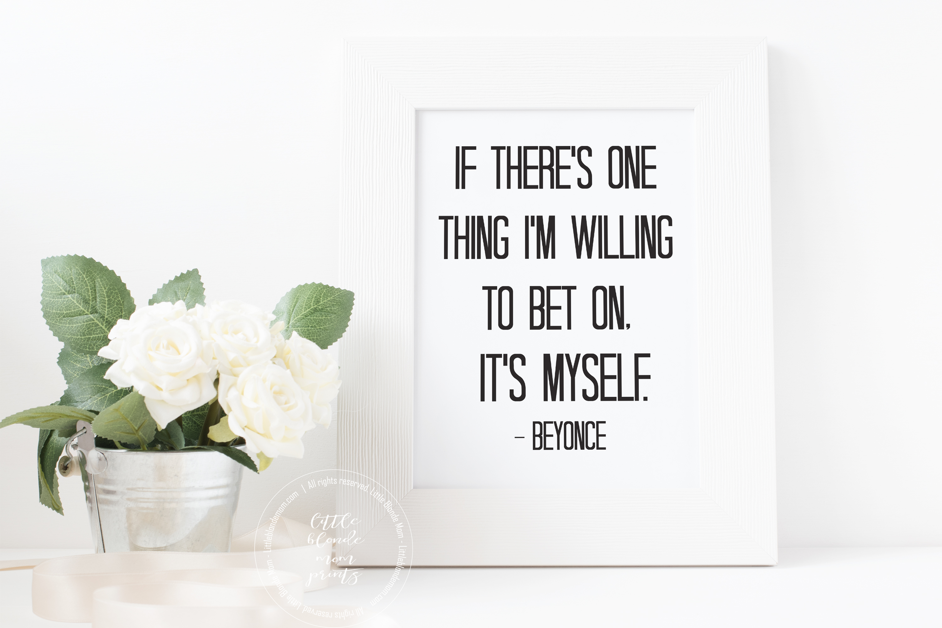 freebie* office decor printables - little blonde mom